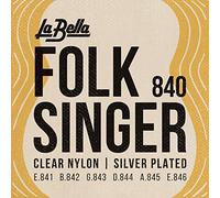 La Bella 840 Folksinger Medium Classical Guitar String 29-44