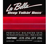 La Bella base string 760 FHB 2 Hofner Beatle Bass 039 - 100 Stainless Flat Wound