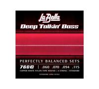 La Bella Bass 760C White Nylon 060/115