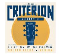 La Bella C500M Criterion Golden Alloy - Medium Acoustic Guitar String 13-56
