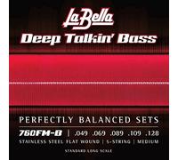 La Bella Deep Talkin’ Bass 5-string Stainless Steel Fltwnd 49 -128