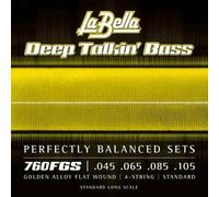 La Bella Bass 760FGS Gold Flats 045/105