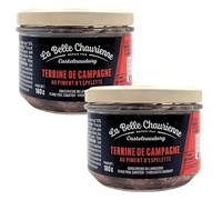 La Belle Chaurienne Piment d'Espelette Farmhouse Terrine 180g x 2