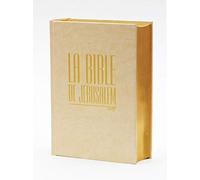 LA BIBLE DE JERUSALEM - COMPACTE BLANCHE DOREE: Edition compacte blanche dorée