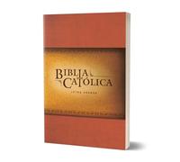 La Biblia Católica: Tamaño grande, Edición letra grande. Rústica, roja