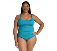 La Blanca Women's Island Goddess Lingerie One Piece Swimsuit, Turquoise, 16 Plus