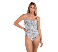 La Blanca Women's Lingerie One Piece Swimsuit, Ivory//Dream Catcher, 16