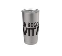 La Bocce Vita Bocce Ball with Jack Bocci Game Bocce Stainless Steel Insulated Tumbler