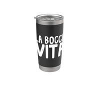 La Bocce Vita Bocce Ball with Jack Bocci Game Bocce Stainless Steel Insulated Tumbler