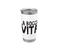 La Bocce Vita Bocce Ball with Jack Bocci Game Bocce Stainless Steel Insulated Tumbler