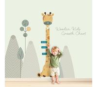 La Bonne Voisine Matilda The Giraffe - Wooden Kids Growth Chart | Wall Height Chart for Children | Cute Wall Ruler for Kids | Track Height Measurement Up to 4ft | Easy to Install, No Tools Needed