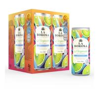 La Borosa Margarita Cocktails | Ready-to-Serve | Non-Alcoholic Tequila Alternative, 4 x 250ml (4 pack)
