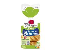 La Boulangère Organic Milk Bread 280g - Delicious Pastry for a Gourmet Break - Pack of 4