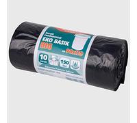 La Briantina Condominial Bags Eko Basik Big SAC06332A Black, Large Size 90x120 cm, Capacity 150 Liters, 10 Bags