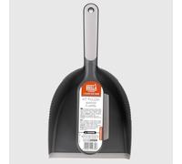 La Briantina Dustpan and Brush Kit with Rubber Bristles and Side Spatula - Flexible Edge Dust Collector - Animal Hair Carpets Floors