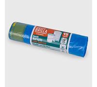La Briantina Garbage Bags, Polyethylene, Blue, 52 x 60 cm, 15 units