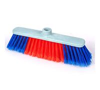 La Briantina Interior Broom for All Home Floors, Two Tone Feathered Bristles, Universal Handle Attachment