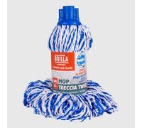 La Briantina Replacement Mop Braid Twist in Microfibre 180 g - Effective and Durable for Any Floor - Universal Thread, 30 cm