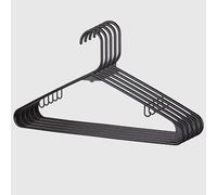 La Briantina Set of 5 Plastic Shackle Closet Hangers, Very Light and Space-Saving, Width 42 cm, Random Color, Pack of 5