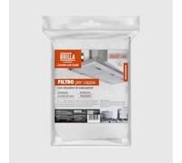 La Briantina Universal Cooker Hood Filter 45 x 57 cm with Fat Saturation Indicator - Cut-Out, Disposable, Purifies the Air and Blocks Fume