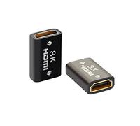 La Brodée HDMI Coupler 8K Female to Female Adapter, HDMI Connector Supports Ethernet, High speed Connector, Compatible with DVD, Blu-ray, TV…