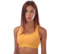 Adidas Womens/Ladies Powerreact Medium Support Training Sports Bra - Yellow - Yellow - LA-C