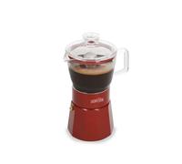 La Cafeti?re Espresso Maker with Heat-resistant Borosilicate Glass Top Chamber