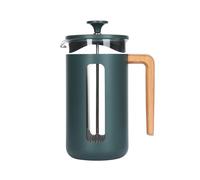 La Cafeti?re Glass Pisa Coffee Maker with Rust-resistant brushed steel frame