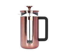 La Cafeti?re Glass Pisa Coffee Maker with Rust-resistant brushed steel frame