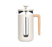 La Cafeti?re Glass Pisa Coffee Maker with Rust-resistant brushed steel frame