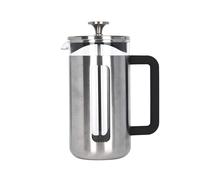 La Cafeti?re Glass Pisa Coffee Maker with Rust-resistant brushed steel frame