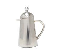 La Cafetière Havana Stainless Steel Double Walled Cafetière, Three Cup, Gift Boxed, Silver