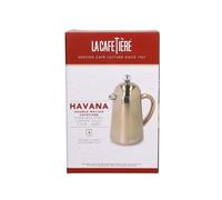 La Cafetière Havana Copper Stainless Steel Double Walled Cafetière, Three Cup, Gift Boxed