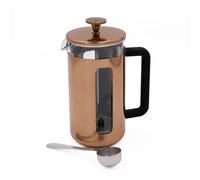 La Cafetiere 2pc Cafetière Set with Pisa 8-Cup Copper Cafetière & Stainless Steel Coffee Measuring Scoop La Cafetiere Copper