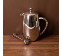 La Cafetière 2pc Cafetière Set with Stainless Steel 8-Cup French Press and Coffee Measuring Spoon with Clip - Silver - Stainless Steel