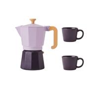 La Cafetiere 3pc Espresso Maker Set in Purple La Cafetiere Purple