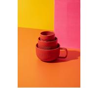 La Cafetiere 3pc Family Mug Set, 380ml, 200ml & 100ml, Red La Cafetiere Red