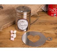 La Cafetiere 5164833 Cocoa Shaker and Stencil Gift Set, Multi-Colour