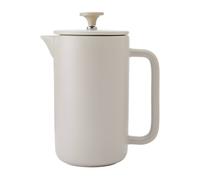 La Cafetiere Arezzo 8 Cup Cafetiere, Heat Resistant Stoneware 1L French Press, Latte in Cream La Cafetiere Cream