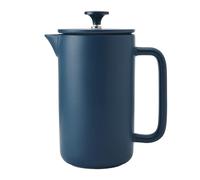La Cafetière Arezzo 8 Cup Cafetière, Large French Press Coffee Maker, 1L Ceramic Stoneware Heat Resistant Cafetière with Easy-Grip Plunger, Ideal for Loose Tea and Ground Coffee, Navy