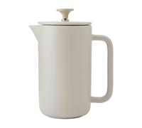 La Cafetière Arezzo 8 Cup Cafetière, Large French Press Coffee Maker, 1L Stoneware Heat Resistant Cafetière with Easy-Grip Plunger, Ideal for Loose Tea and Ground Coffee, Latte