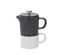 La Cafetière Barcelona Cool Grey Ceramic 400ml Coffee for One