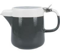 La Cafetière C000369 Barcelona Small Teapot, Ceramic, Cool Grey, 420 ml