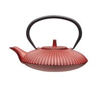 La Cafetière Cast Iron Japanese Teapot 6ml with Infuser Basket, 3 Cup (Red)