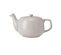 La Cafetière Ceramic Teapot, Latte, 1.2 litres, Labelled