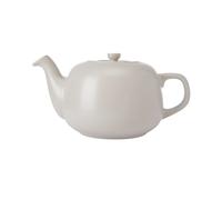 La Cafetiere Ceramic Teapot, Latte, 1.5 Litres, Labelled in Cream La Cafetiere Cream