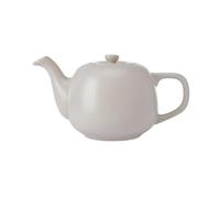 La Cafetière Ceramic Teapot, Latte, 600ml, Labelled
