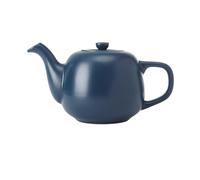 La Cafetière Ceramic Teapot, Navy, 600ml, Labelled