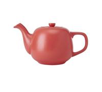 La Cafetière Classic Teapot in Red Colour, Traditional Tea Pot with Comfortable Handle and No Mess Drip Proof Spout Serves 2 Cups Suitable for Tea Bags, Easy to Clean Dishwasher Safe, 600ml