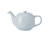 La Cafetiere Classic 2 Cup Ceramic Teapot, Sky Blue Teapot, Non-Drip Spout 600ml